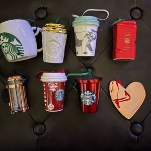 Starbucks Christmas ornaments collection